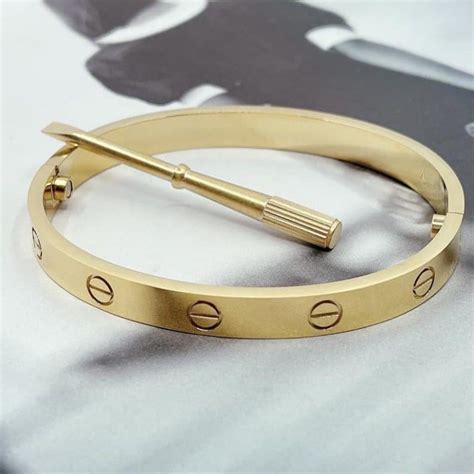 cartier love bracelet dupe|cartier love bracelet inside engraving.